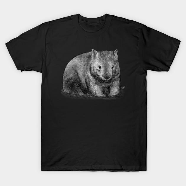 Wombat T-Shirt by TeaAndMisery